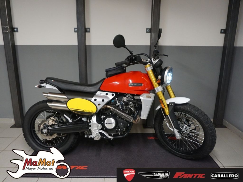 Fantic Caballero Scrambler 125 rot